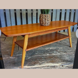 Teak Cofee Table with Angled Legs