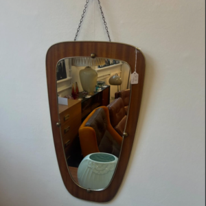 Teak mirror