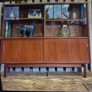Teak Bookcase / Display Cabinet
