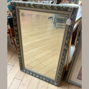 Steel Finish Gilt Mirror