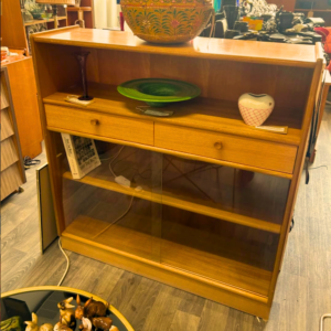1970s Solid teak Nathan Bookcase