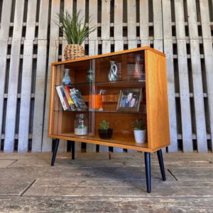 Tapley Teak Bookcase / Display Cabinet