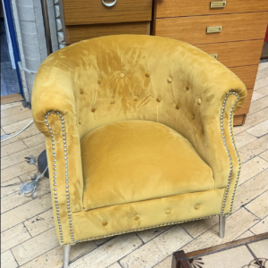 Mustard Draylon Chair