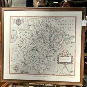 Saxton’s Map of Devonshire from 1575